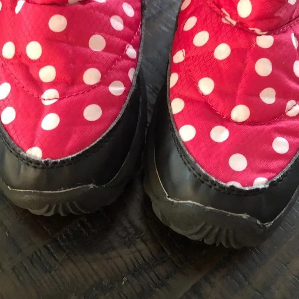 Itasca Pink Polka Dot Scamp Girl’s Snow Boots